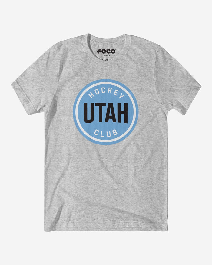 Utah Hockey Club Primary Logo T-Shirt FOCO Athletic Heather S - FOCO.com