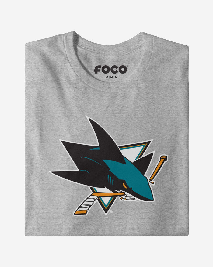 San Jose Sharks Primary Logo T-Shirt FOCO - FOCO.com