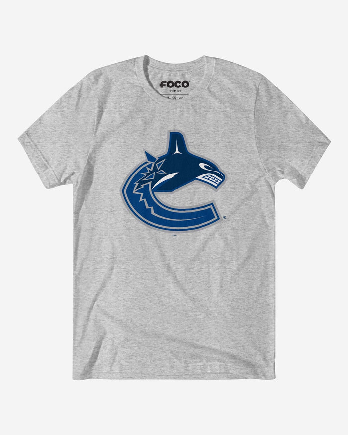 Vancouver Canucks Primary Logo T-Shirt FOCO Athletic Heather S - FOCO.com