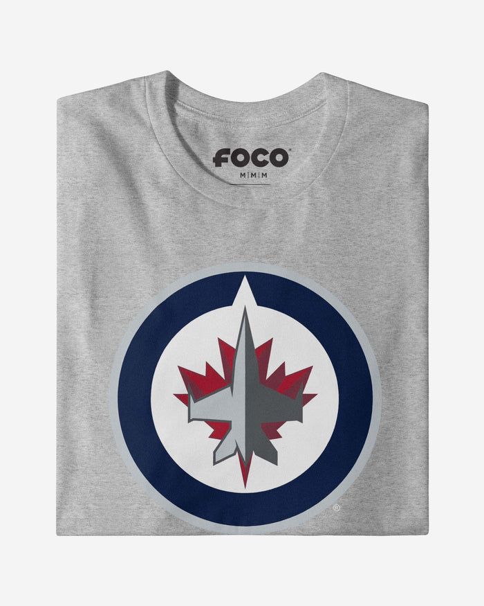 Winnipeg Jets Primary Logo T-Shirt FOCO - FOCO.com