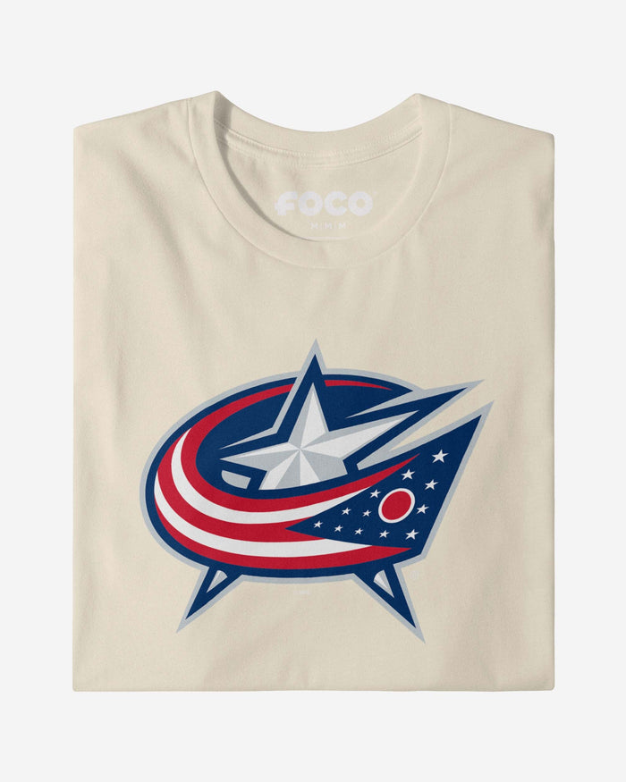 Columbus Blue Jackets Primary Logo T-Shirt FOCO - FOCO.com