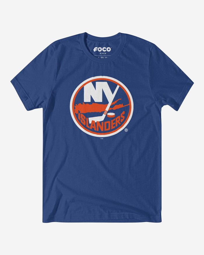 New York Islanders Primary Logo T-Shirt FOCO True Royal S - FOCO.com