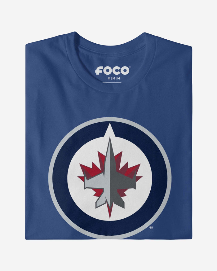 Winnipeg Jets Primary Logo T-Shirt FOCO - FOCO.com