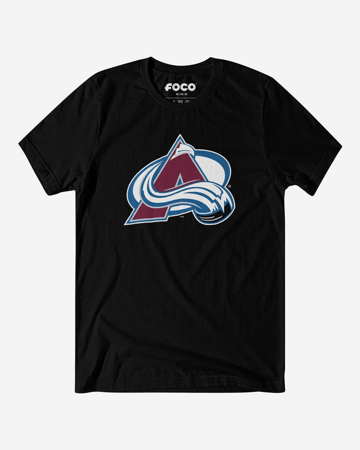 Colorado Avalanche Primary Logo T-Shirt FOCO Black S - FOCO.com