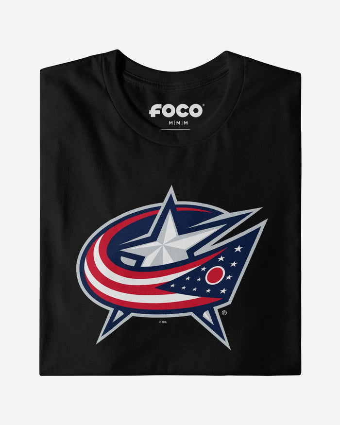 Columbus Blue Jackets Primary Logo T-Shirt FOCO - FOCO.com