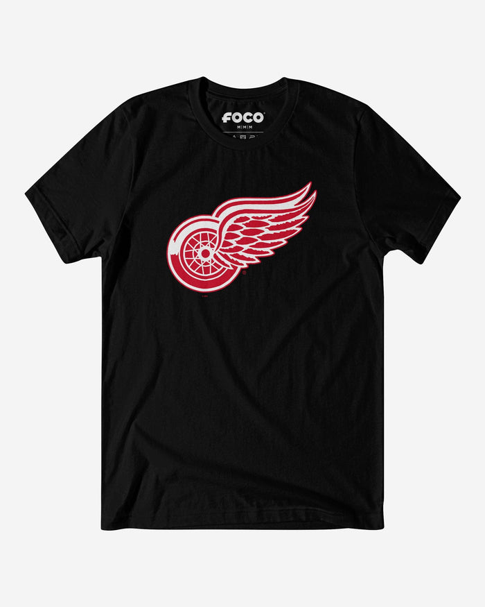 Detroit Red Wings Primary Logo T-Shirt FOCO Black S - FOCO.com