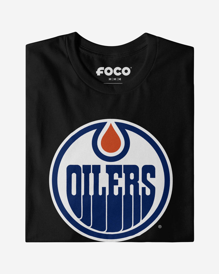 Edmonton Oilers Primary Logo T-Shirt FOCO - FOCO.com