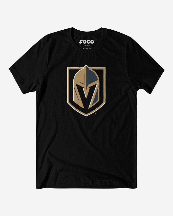 Vegas Golden Knights Primary Logo T-Shirt FOCO Black S - FOCO.com