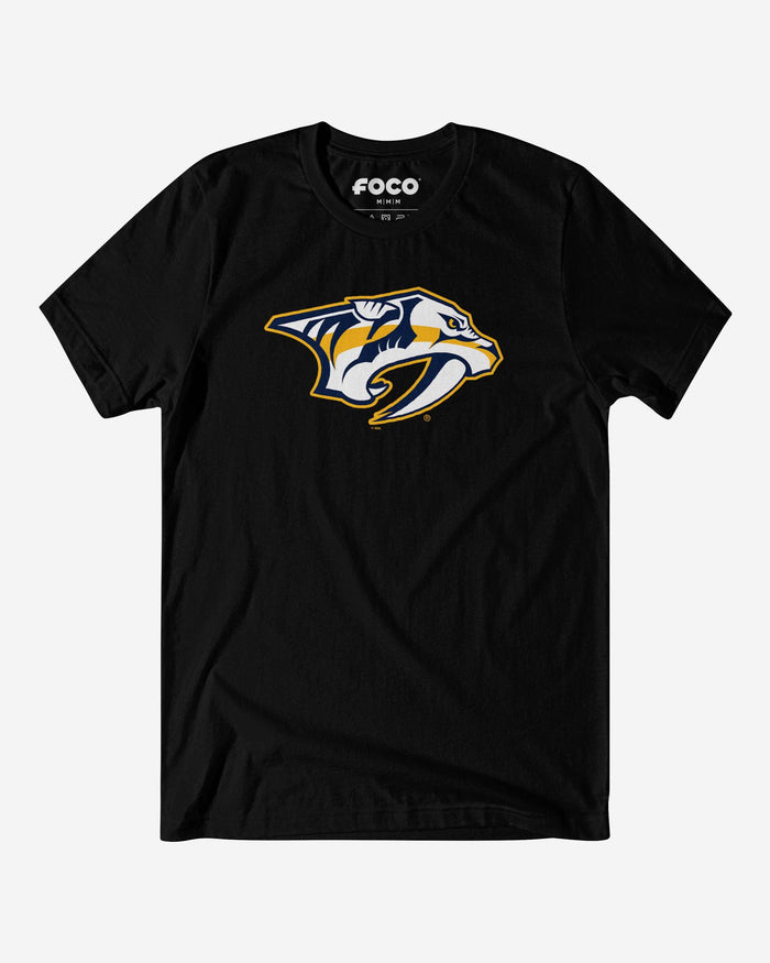 Nashville Predators Primary Logo T-Shirt FOCO Black S - FOCO.com