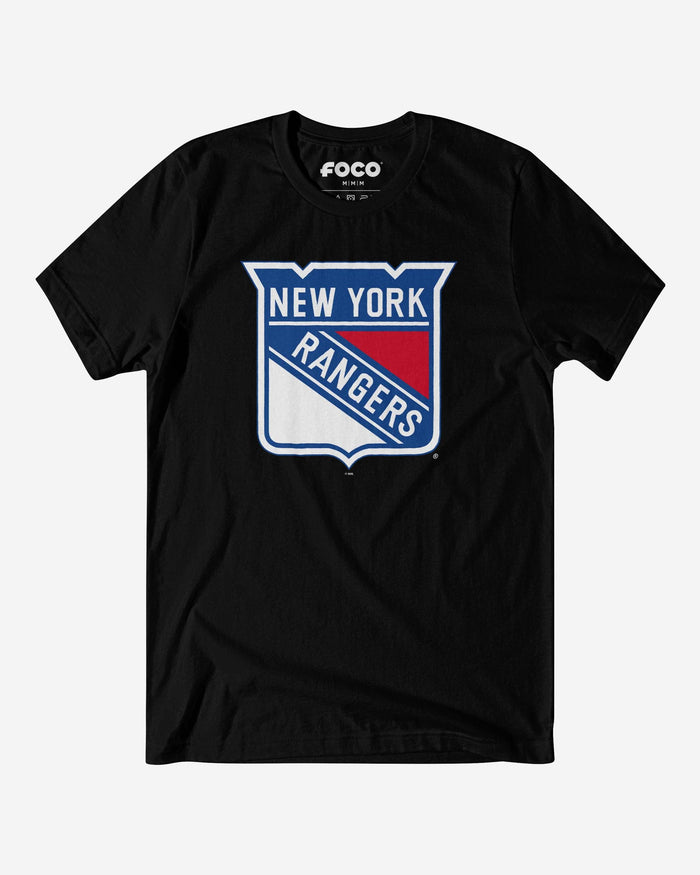 New York Rangers Primary Logo T-Shirt FOCO Black S - FOCO.com