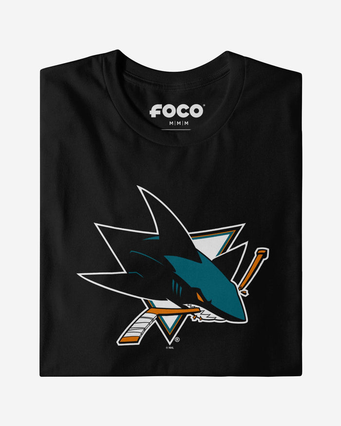 San Jose Sharks Primary Logo T-Shirt FOCO - FOCO.com