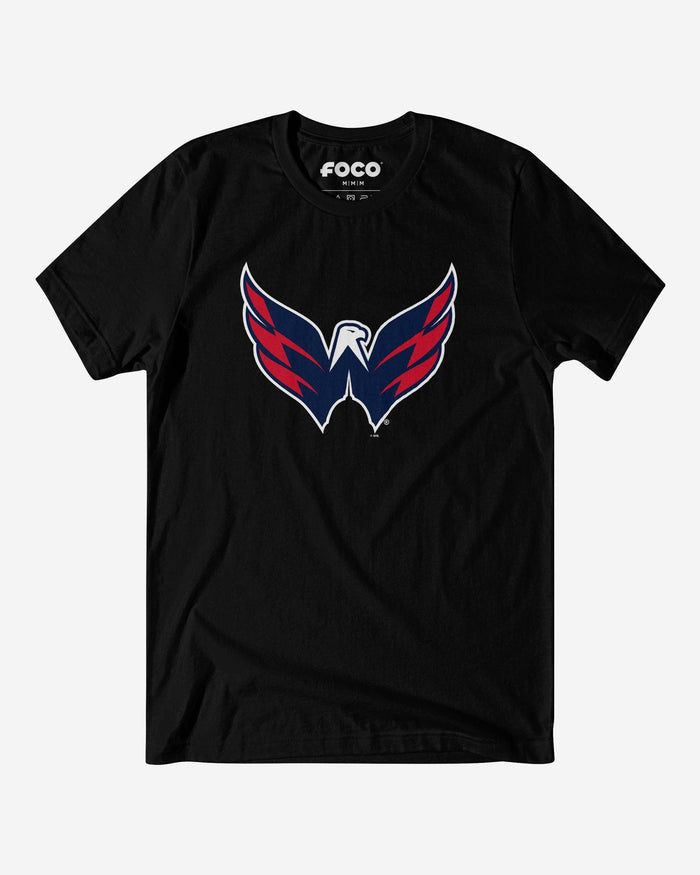 Washington Capitals Primary Logo T-Shirt FOCO Black S - FOCO.com