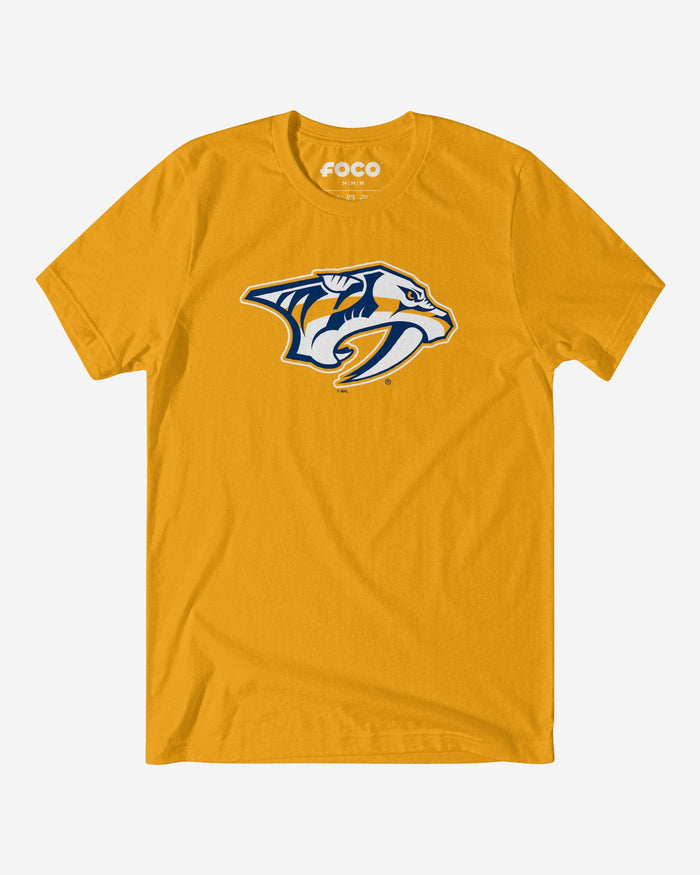 Nashville Predators Primary Logo T-Shirt FOCO Gold S - FOCO.com