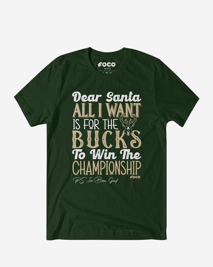 Milwaukee Bucks All I Want T-Shirt FOCO S - FOCO.com