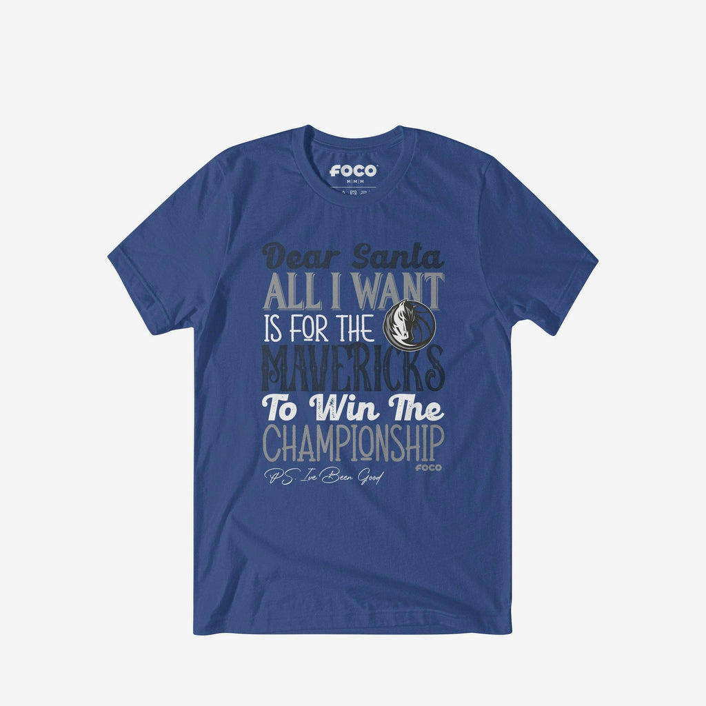 Dallas Mavericks All I Want T-Shirt FOCO S - FOCO.com