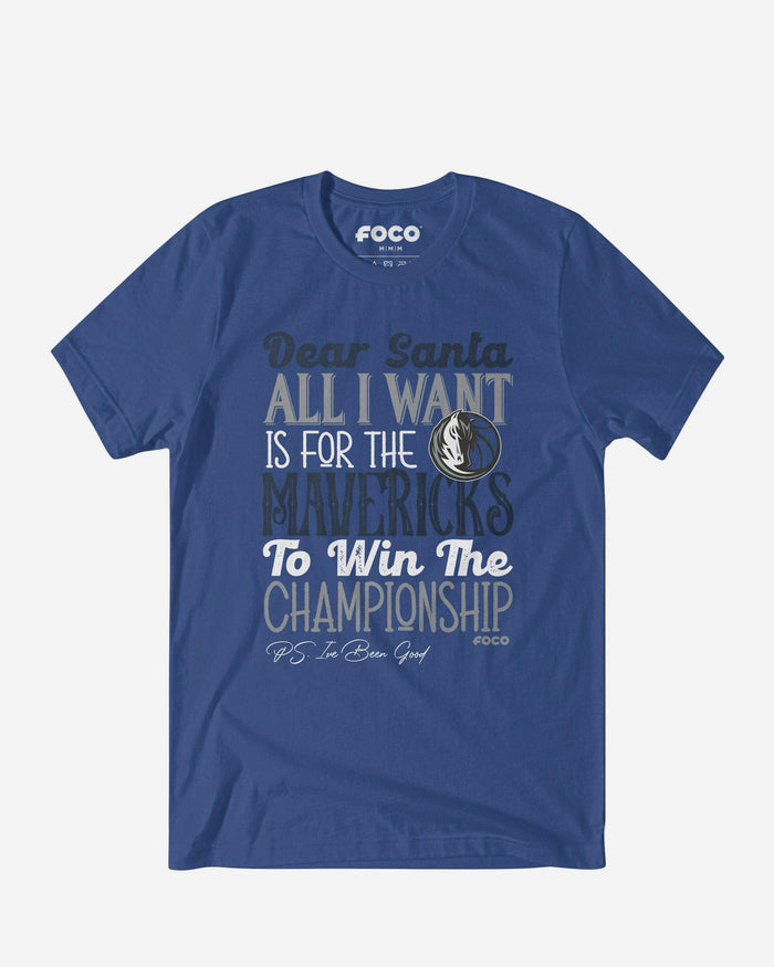 Dallas Mavericks All I Want T-Shirt FOCO S - FOCO.com