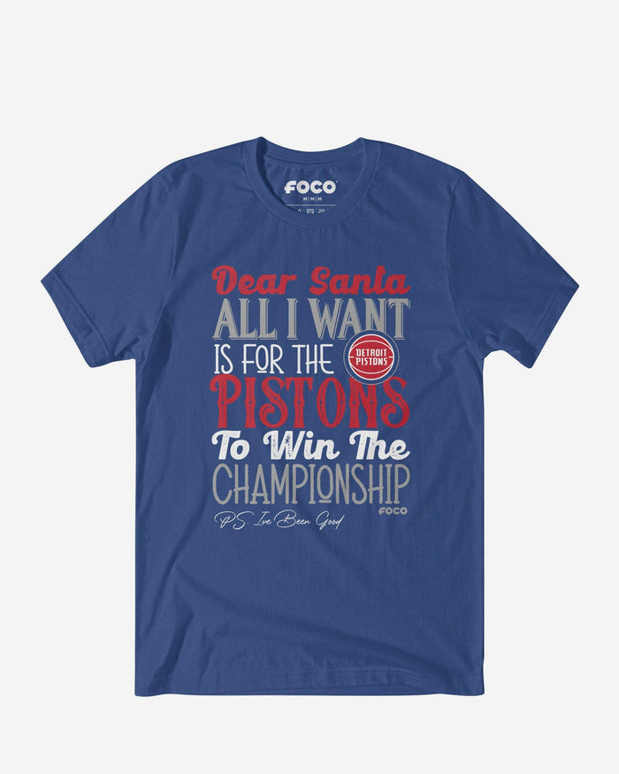 Detroit Pistons All I Want T-Shirt FOCO S - FOCO.com