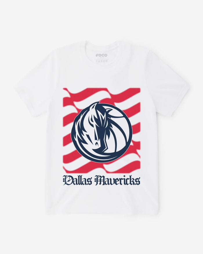 Dallas Mavericks American Heritage Wordmark T-Shirt FOCO S - FOCO.com