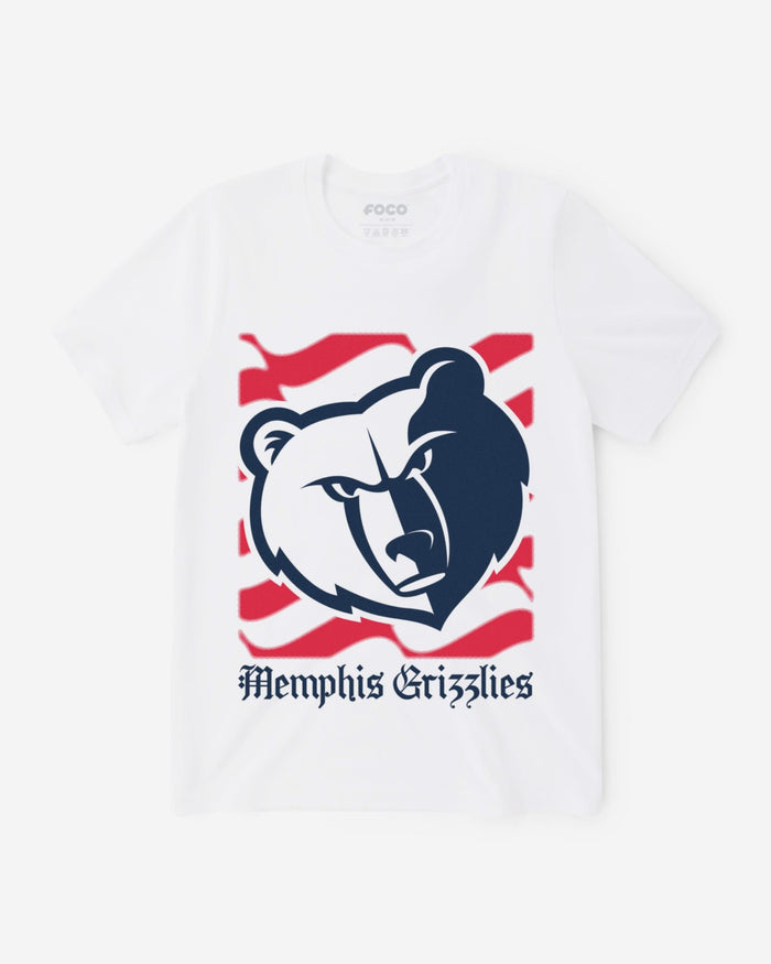 Memphis Grizzlies American Heritage Wordmark T-Shirt FOCO S - FOCO.com