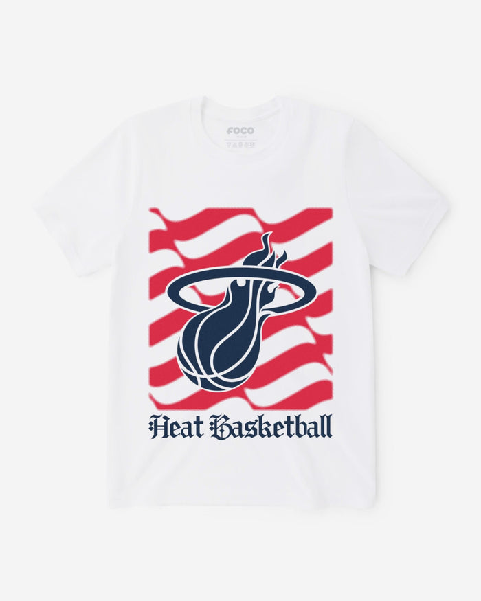 Miami Heat American Heritage Wordmark T-Shirt FOCO S - FOCO.com