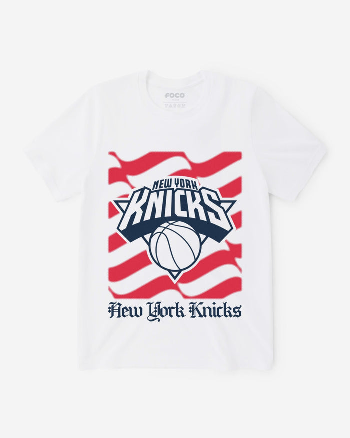 New York Knicks American Heritage Wordmark T-Shirt FOCO S - FOCO.com