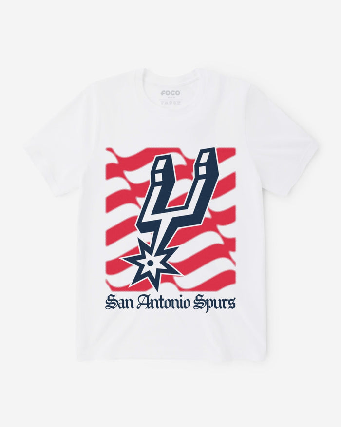 San Antonio Spurs American Heritage Wordmark T-Shirt FOCO S - FOCO.com