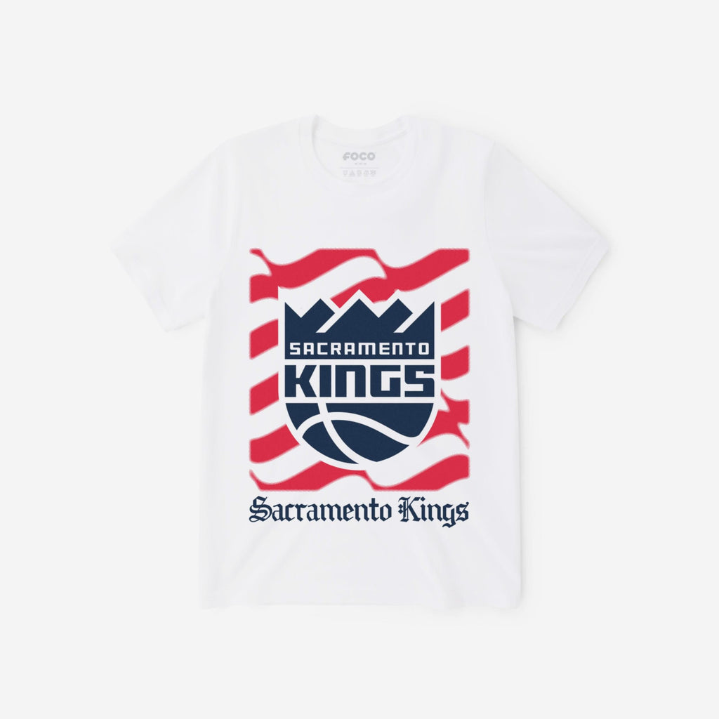 Sacramento Kings American Heritage Wordmark T-Shirt FOCO S - FOCO.com