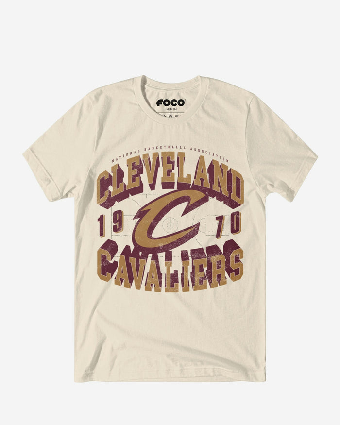 Cleveland Cavaliers Court Arched Wordmark T-Shirt FOCO S - FOCO.com