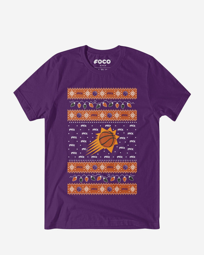 Phoenix Suns Holiday Lights Sweater T-Shirt FOCO S - FOCO.com