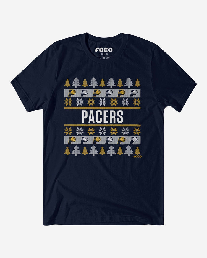 Indiana Pacers Holiday Sweater T-Shirt FOCO S - FOCO.com