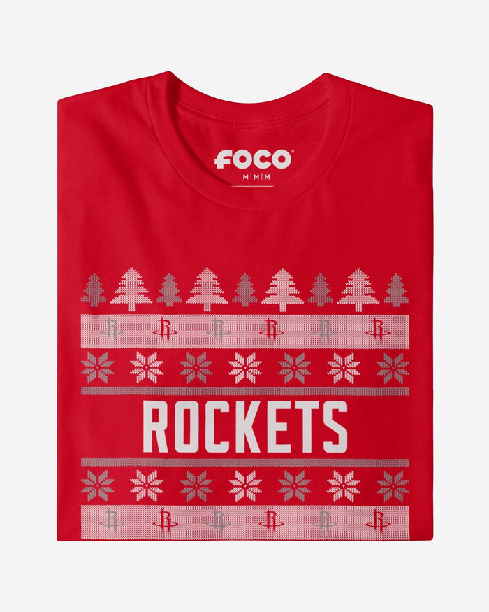 Houston Rockets Holiday Sweater T-Shirt FOCO - FOCO.com