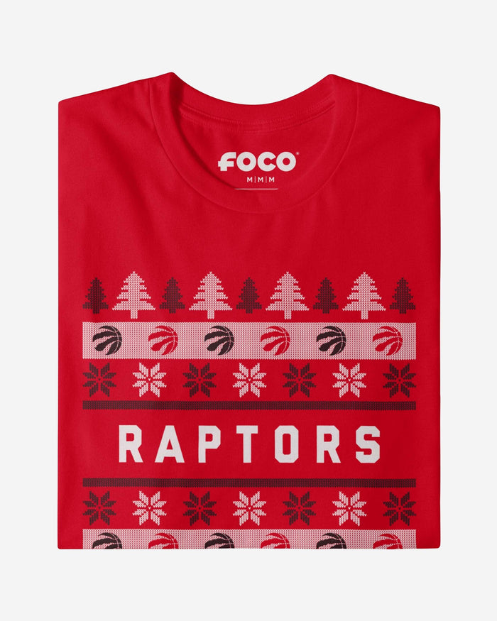 Toronto Raptors Holiday Sweater T-Shirt FOCO - FOCO.com