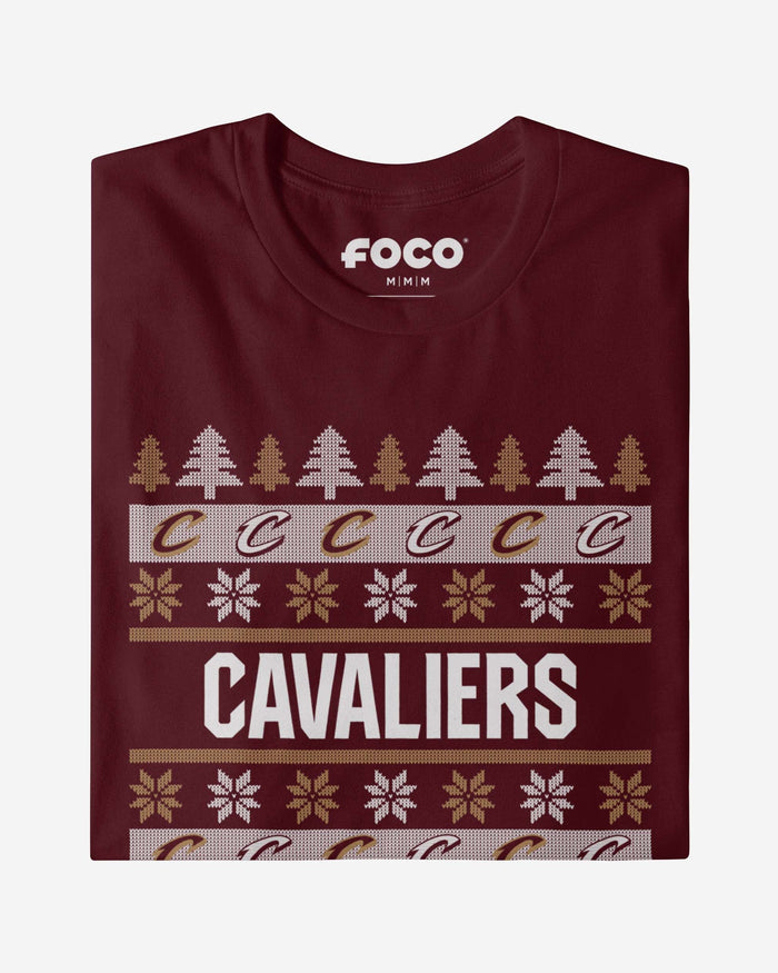 Cleveland Cavaliers Holiday Sweater T-Shirt FOCO - FOCO.com