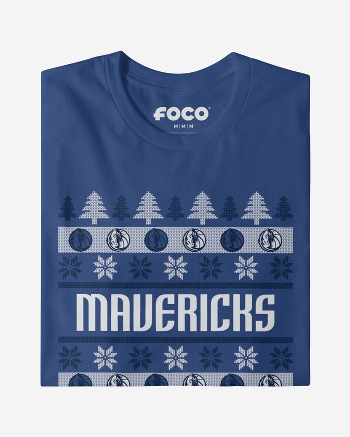 Dallas Mavericks Holiday Sweater T-Shirt FOCO - FOCO.com