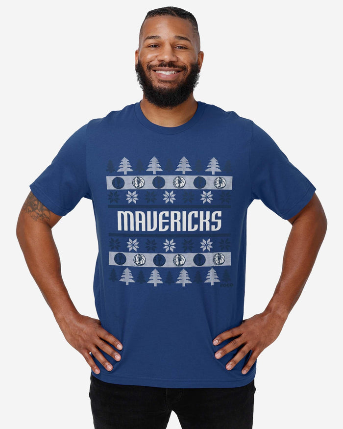 Dallas Mavericks Holiday Sweater T-Shirt FOCO - FOCO.com
