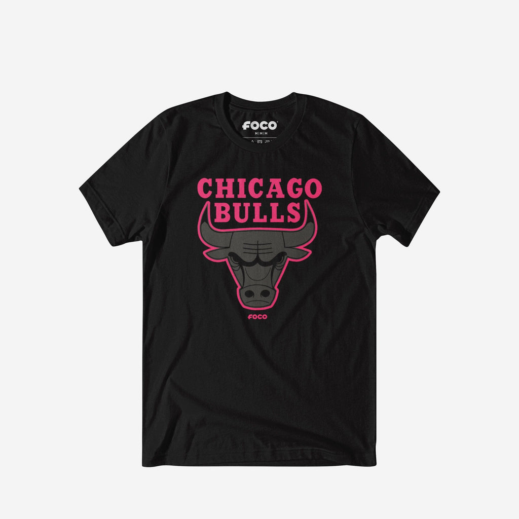 Chicago Bulls Highlight Reel T-Shirt FOCO Black/Neon Pink S - FOCO.com