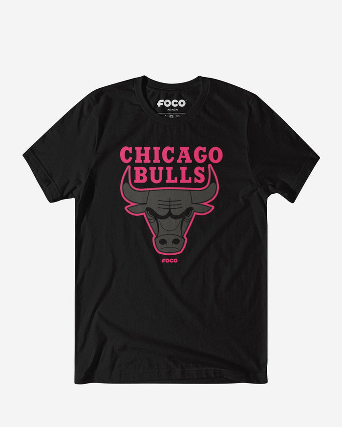 Chicago Bulls Highlight Reel T-Shirt FOCO Black/Neon Pink S - FOCO.com