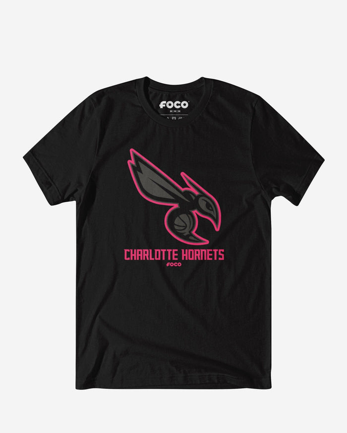 Charlotte Hornets Highlight Reel T-Shirt FOCO Black/Neon Pink S - FOCO.com