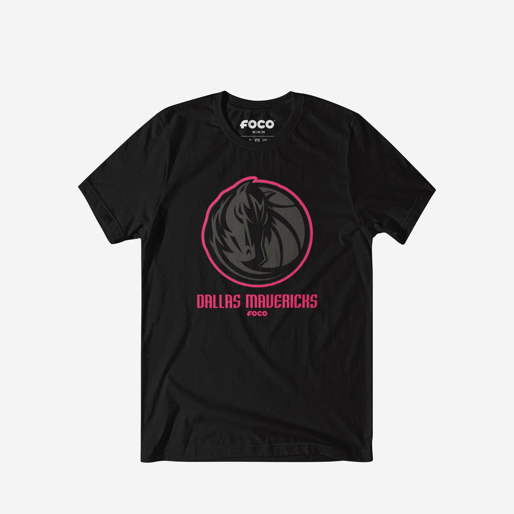 Dallas Mavericks Highlight Reel T-Shirt FOCO Black/Neon Pink S - FOCO.com