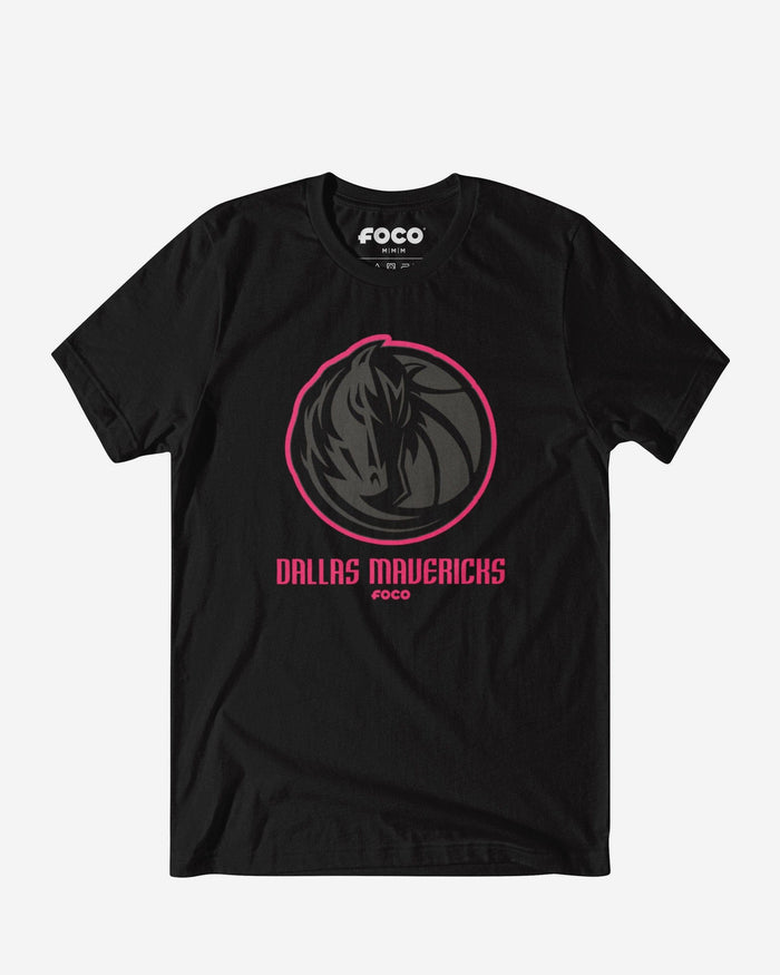 Dallas Mavericks Highlight Reel T-Shirt FOCO Black/Neon Pink S - FOCO.com