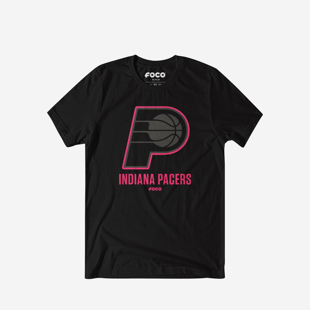 Indiana Pacers Highlight Reel T-Shirt FOCO Black/Neon Pink S - FOCO.com