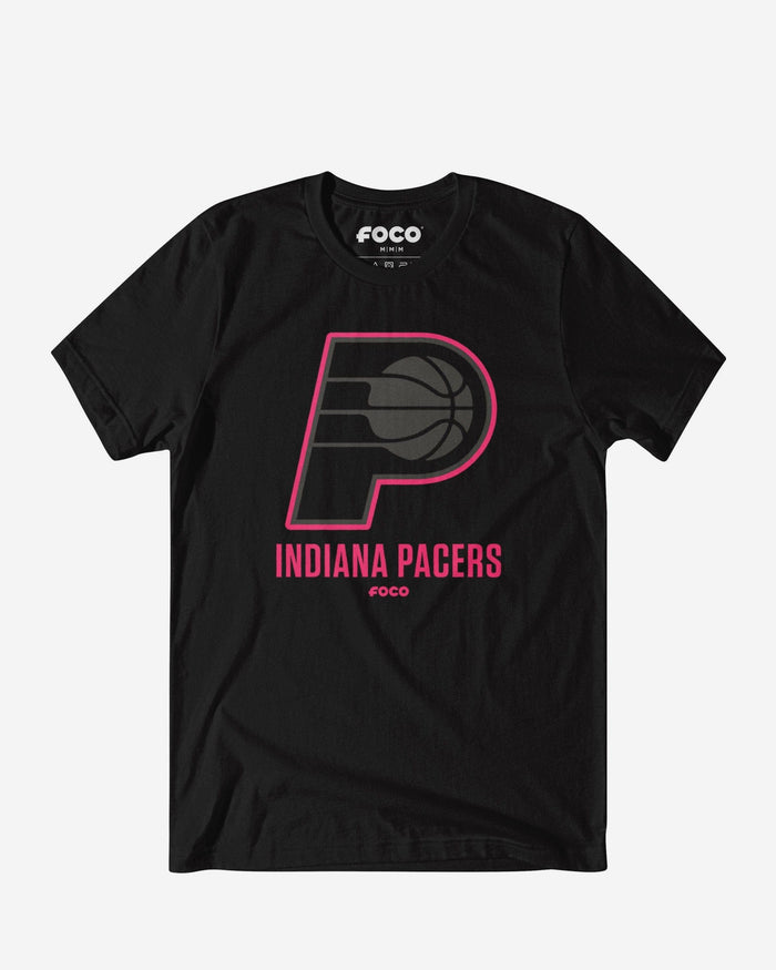 Indiana Pacers Highlight Reel T-Shirt FOCO Black/Neon Pink S - FOCO.com