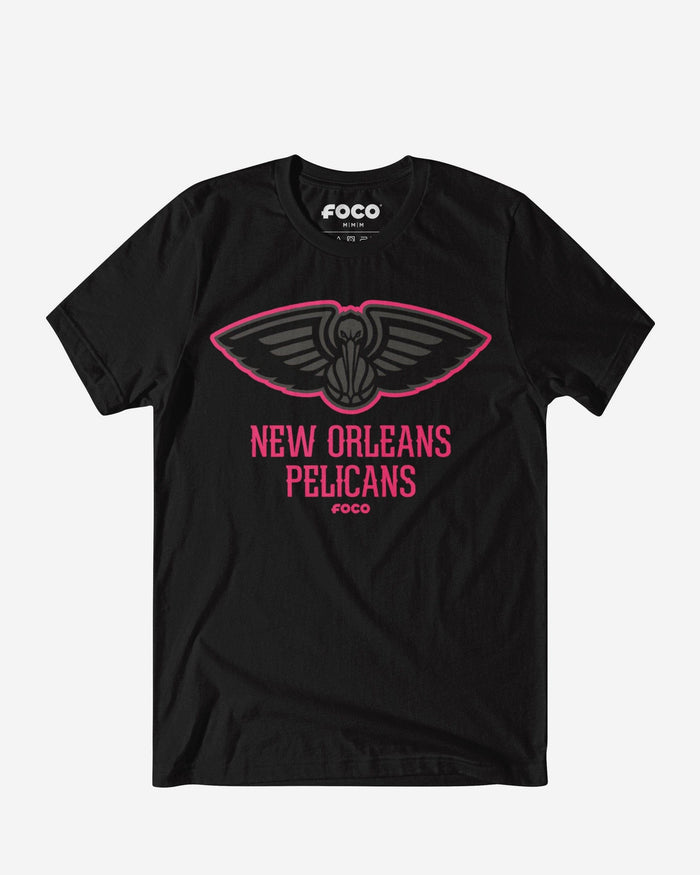 New Orleans Pelicans Highlight Reel T-Shirt FOCO Black/Neon Pink S - FOCO.com