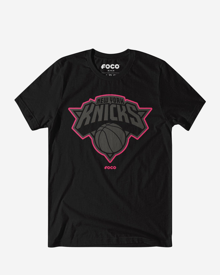 New York Knicks Highlight Reel T-Shirt FOCO Black/Neon Pink S - FOCO.com