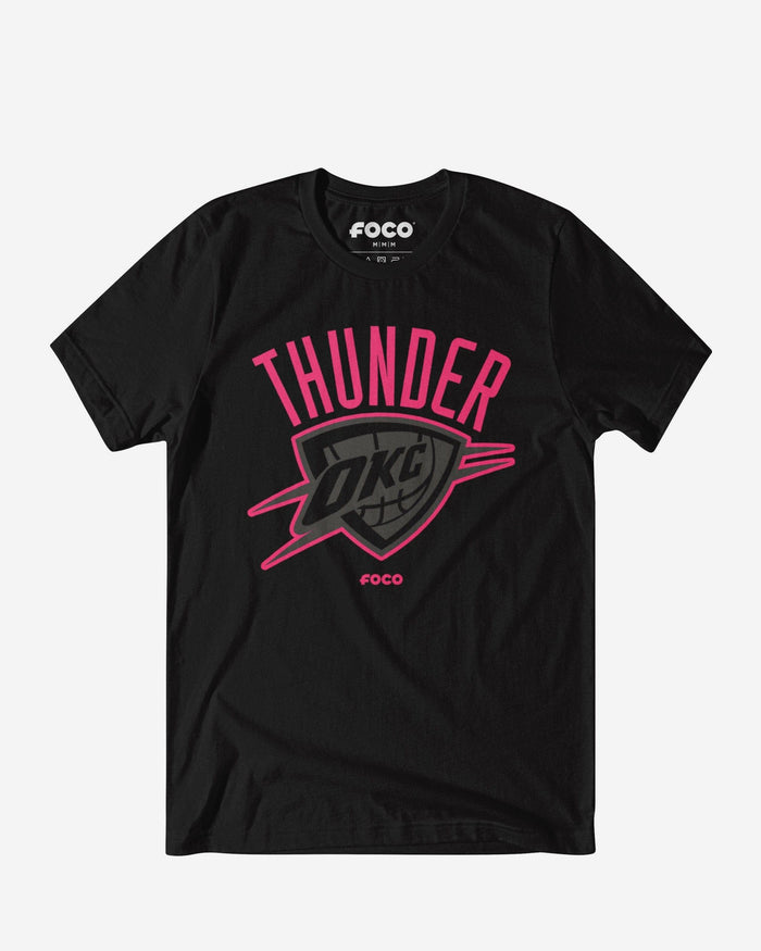 Oklahoma City Thunder Highlight Reel T-Shirt FOCO Black/Neon Pink S - FOCO.com