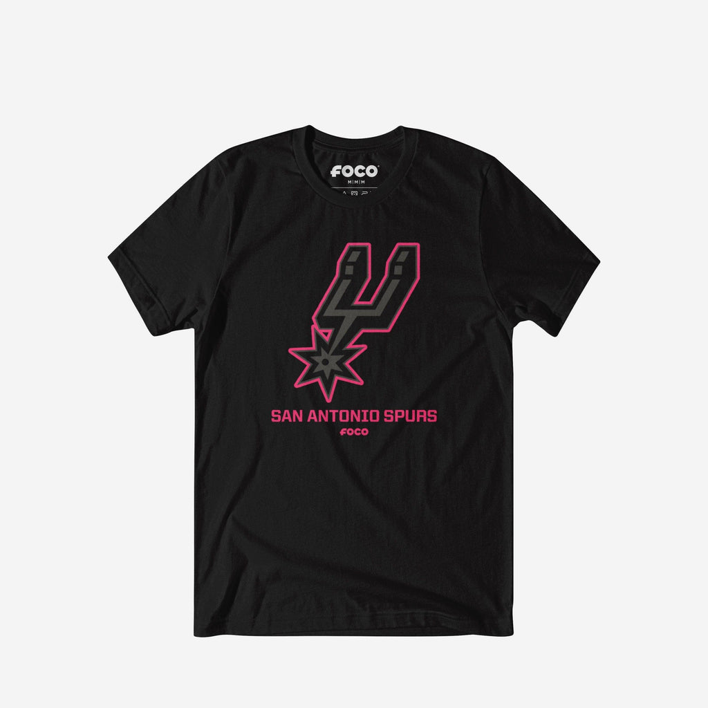 San Antonio Spurs Highlight Reel T-Shirt FOCO Black/Neon Pink S - FOCO.com
