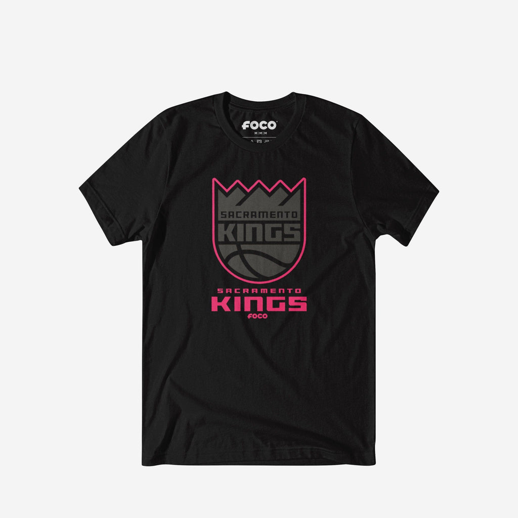 Sacramento Kings Highlight Reel T-Shirt FOCO Black/Neon Pink S - FOCO.com