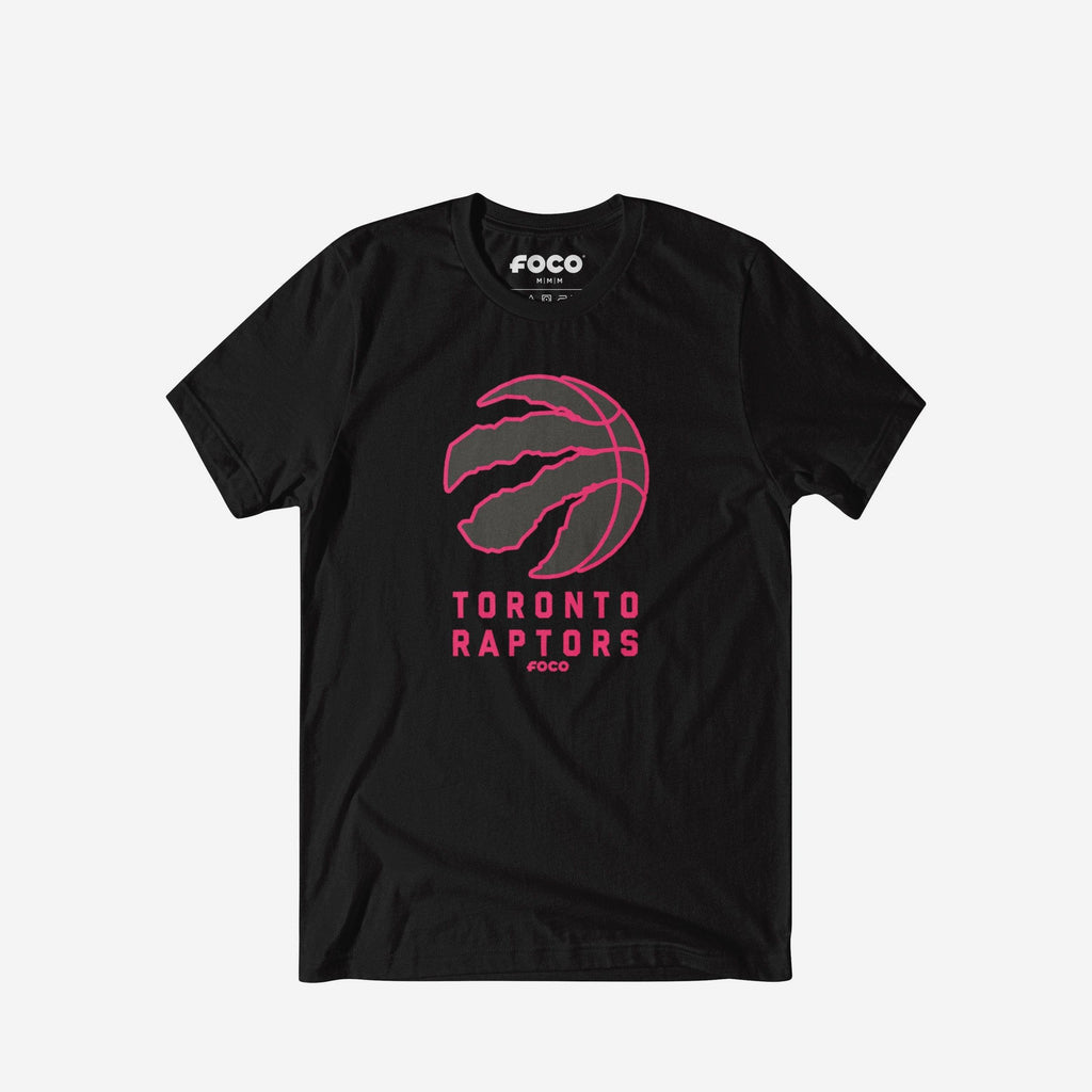 Toronto Raptors Highlight Reel T-Shirt FOCO Black/Neon Pink S - FOCO.com