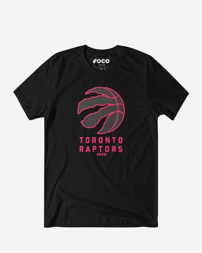 Toronto Raptors Highlight Reel T-Shirt FOCO Black/Neon Pink S - FOCO.com