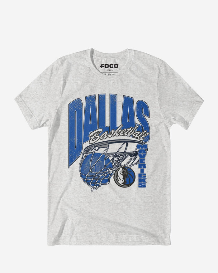 Dallas Mavericks Script Swish T-Shirt FOCO S - FOCO.com